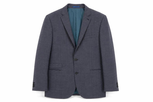 Next Men's Blue Blazer 44R Wool Blend Regular Fit