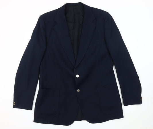 St Michael Men's Blue Blazer, Size 43 Long Fit