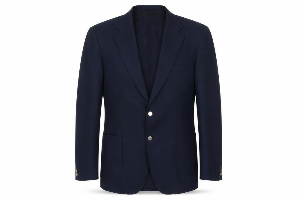 St Michael Men's Blue Blazer, Size 43 Long Fit