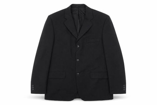 Burton Men's Black Striped Blazer 40 Regular