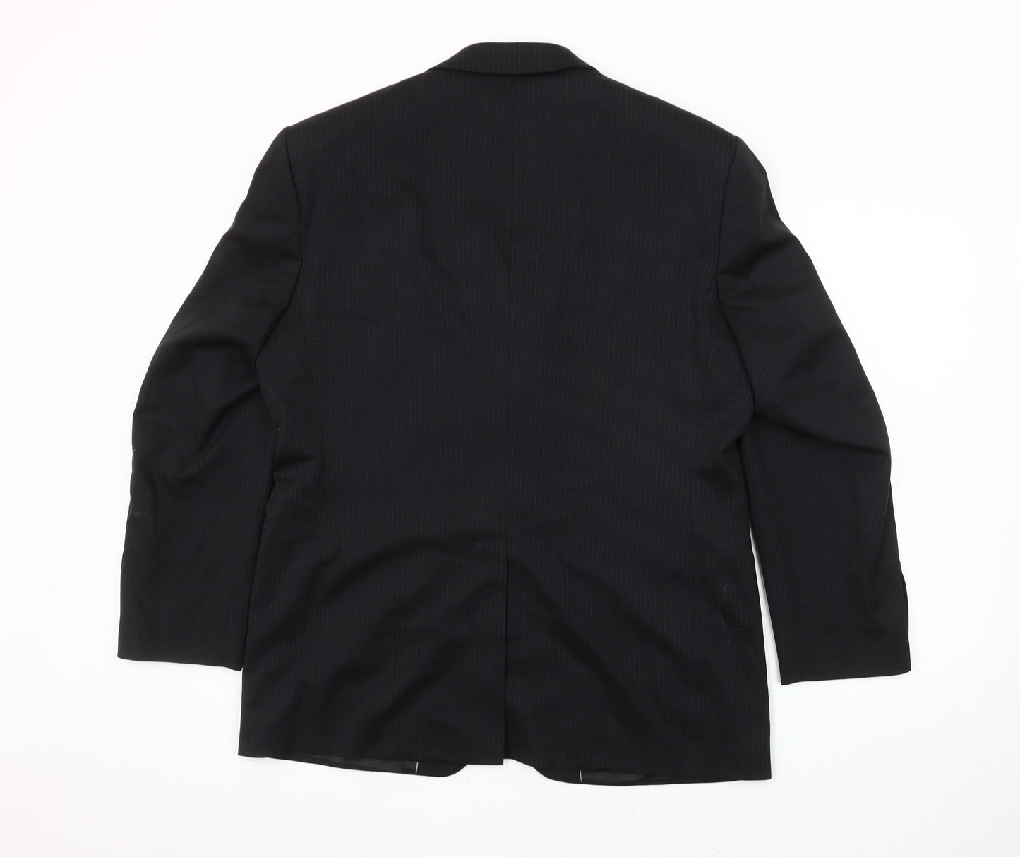 Burton Men's Black Striped Blazer 40 Regular
