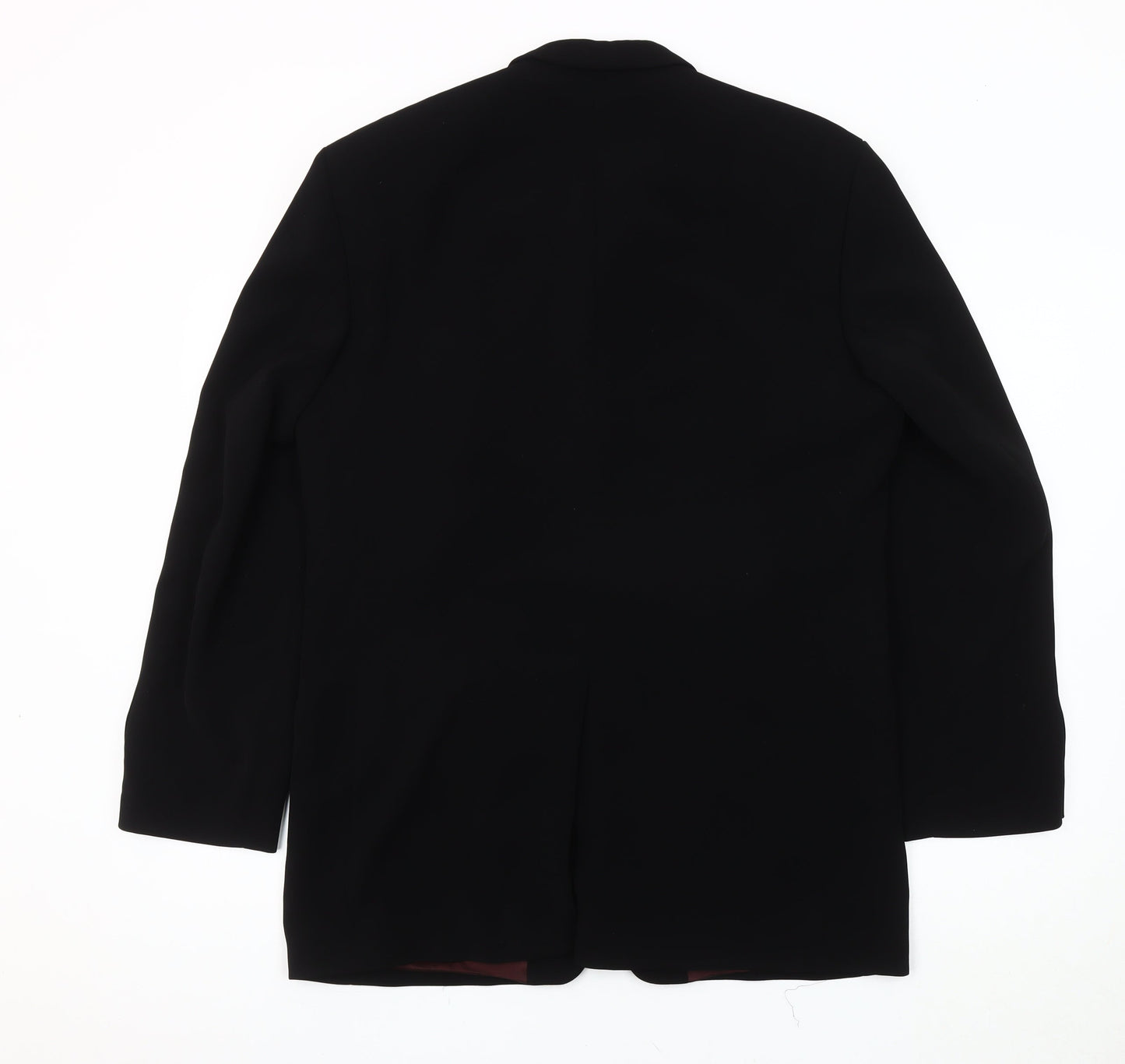 Benvenuto Men's Black Blazer Size 48 Regular Fit