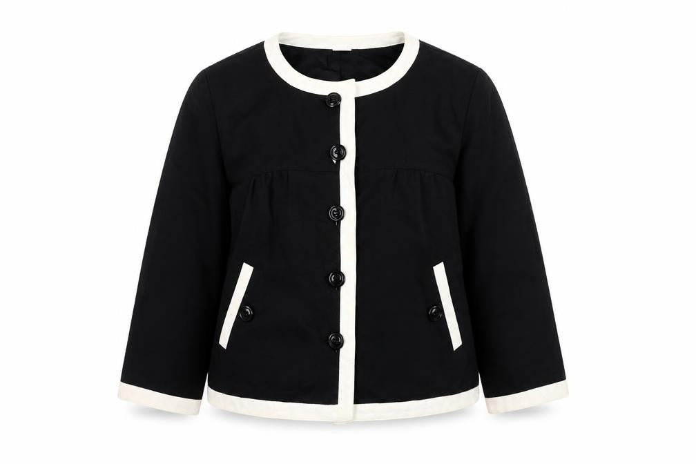 Camaieu Women's Black 3/4 Sleeve Blazer, Size 10