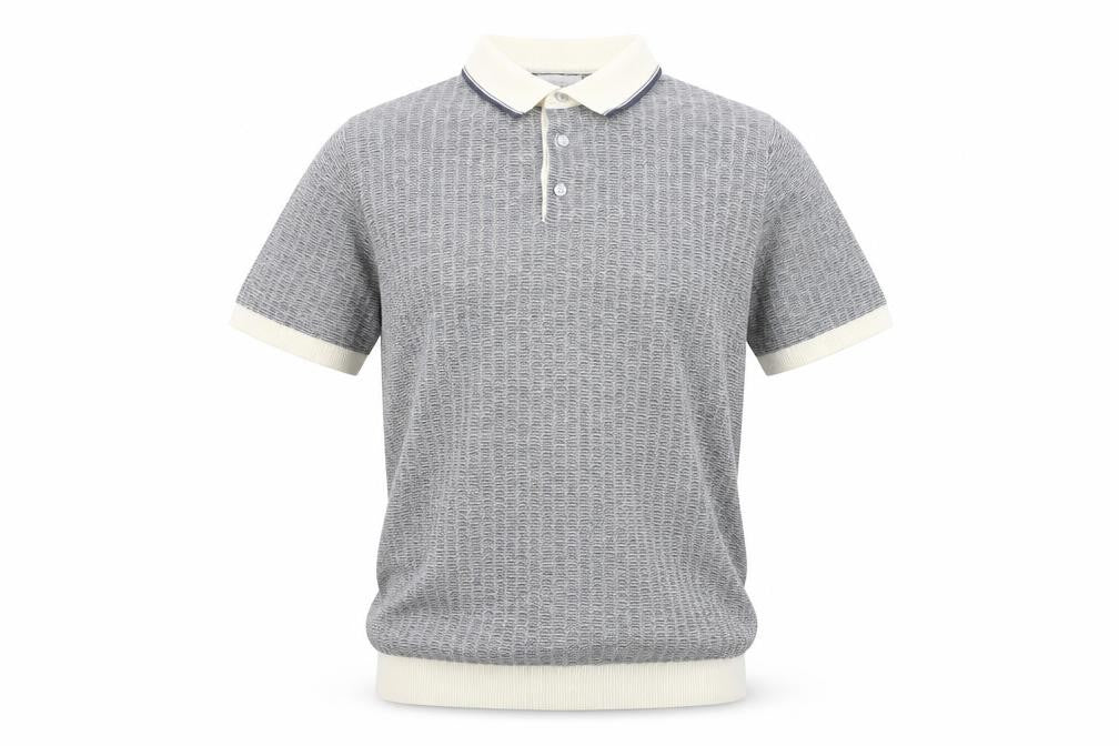 Next Men's Grey Short Sleeve Polo Shirt Size S
