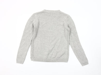 ISLE Women's Grey Knit Pullover Jumper M