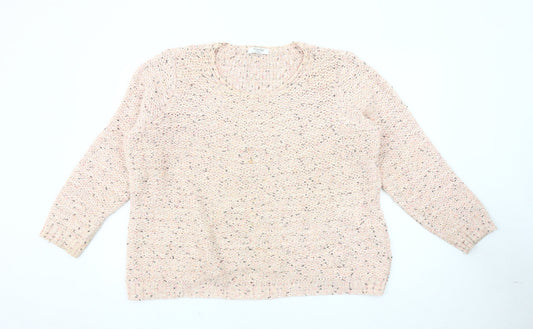 Mayfair Women's Multicoloured Chunky-Knit Pullover, Size 20