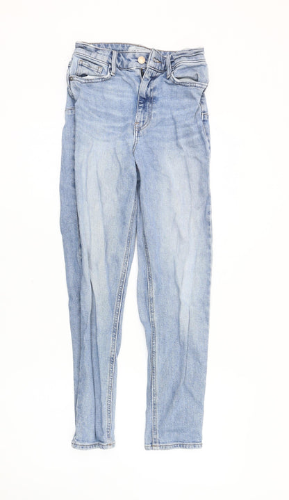 New Look Women's Blue Mom Jeans Size 6 Shaping Denim