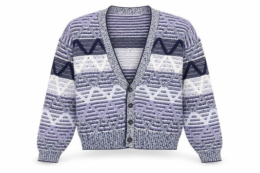 London Fog Men's Multicoloured L Cardigan Jumper