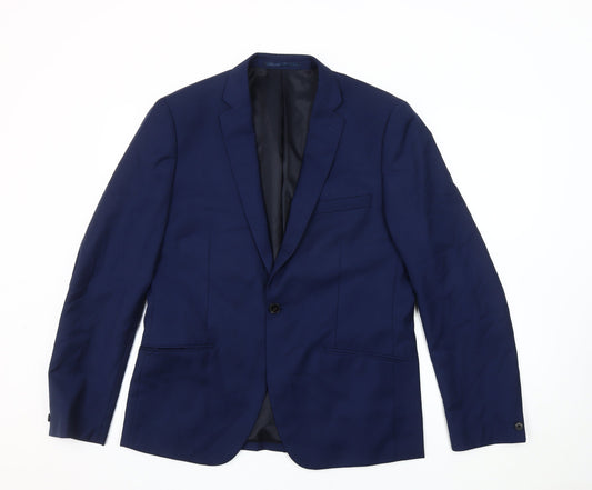 French Connection Men's Blue Jacket Size 42