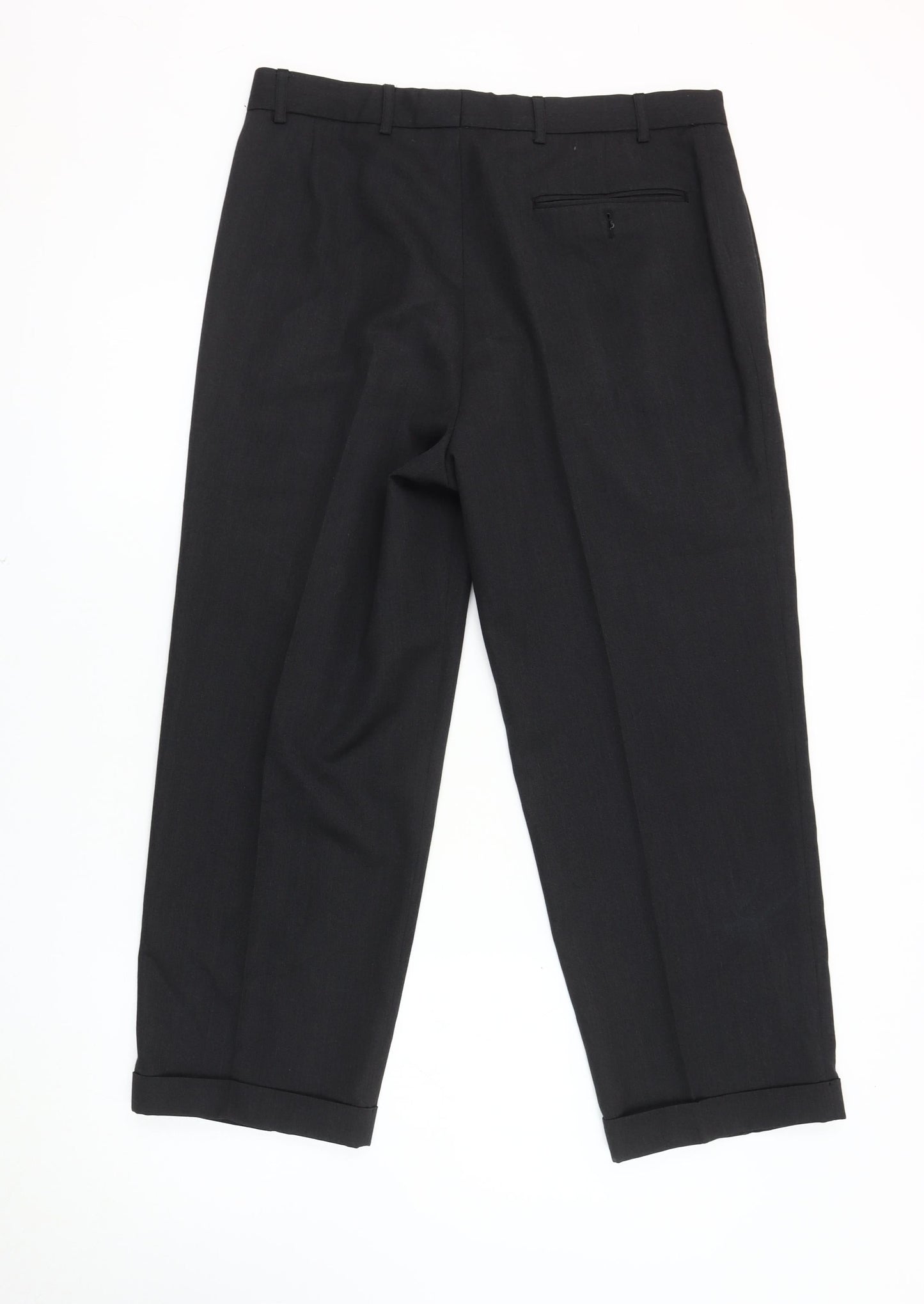 Charlton Gray Men's Black Dress Pants Size S