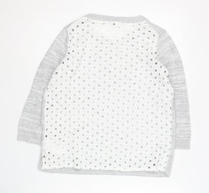 Gap Women's Grey Crew Neck Pullover Jumper M