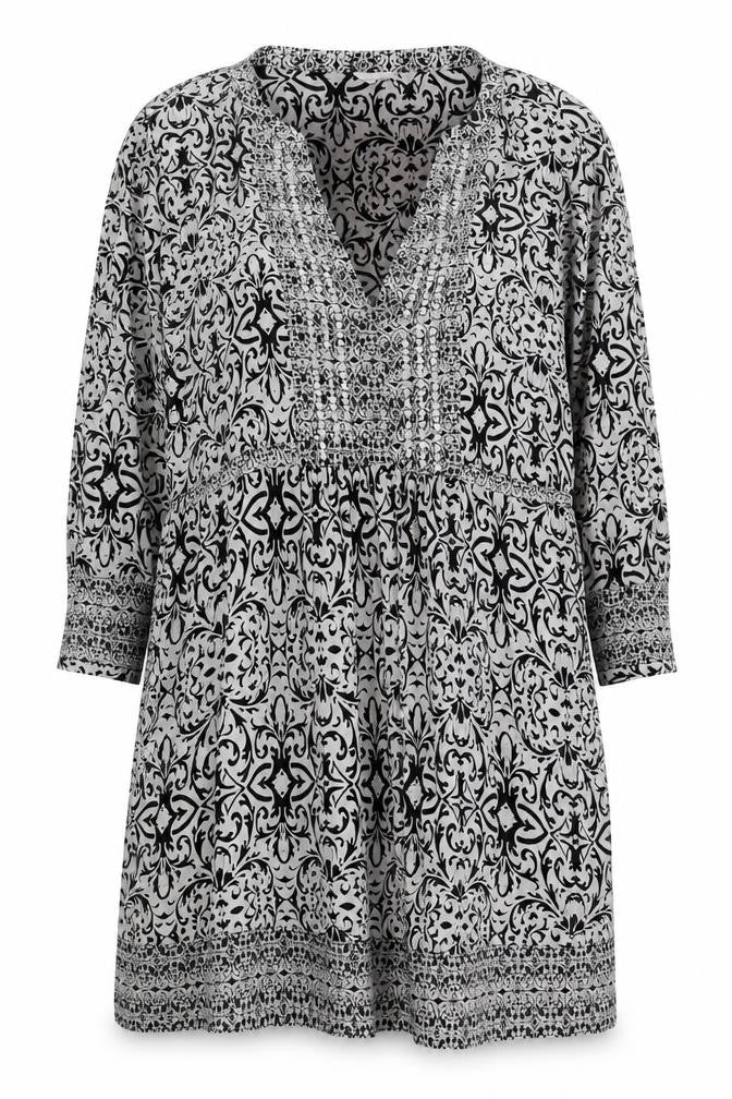 Rocha, John Rocha Women's Black Geometric Dress, Size 20