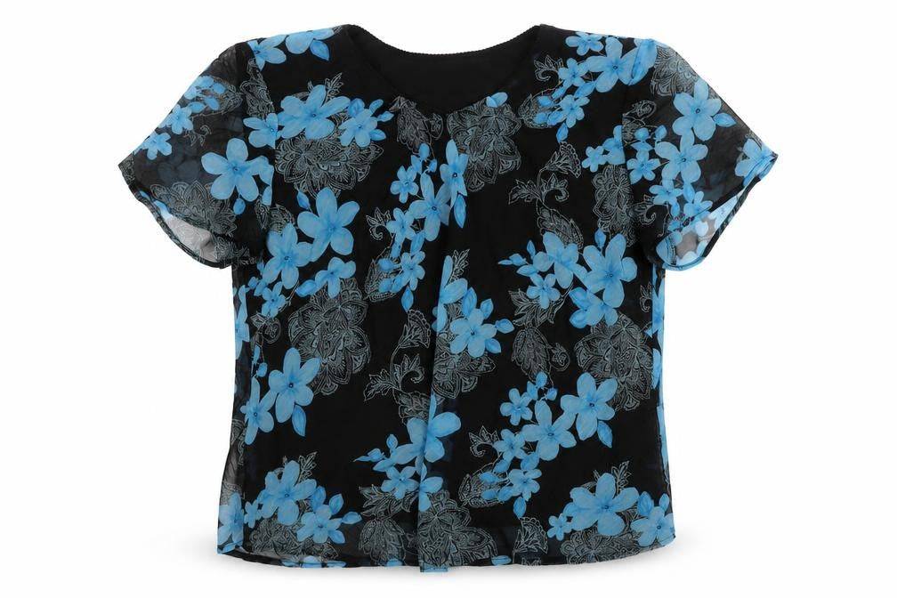 Jacques Vert Women's Black Floral Blouse Size 14