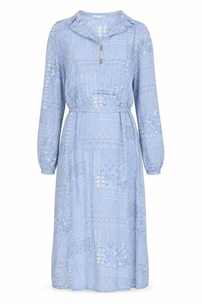 White Stuff Women's Blue Floral Dress - Size S