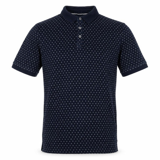 Paul Costelloe Men's Black Geometric Polo S