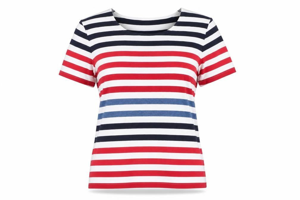 Country Casuals Petite Women's Multicoloured Striped T-Shirt S