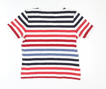 Country Casuals Petite Women's Multicoloured Striped T-Shirt S