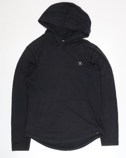 Hurley Womens Black Pullover Hoodie, Small, Lightweight