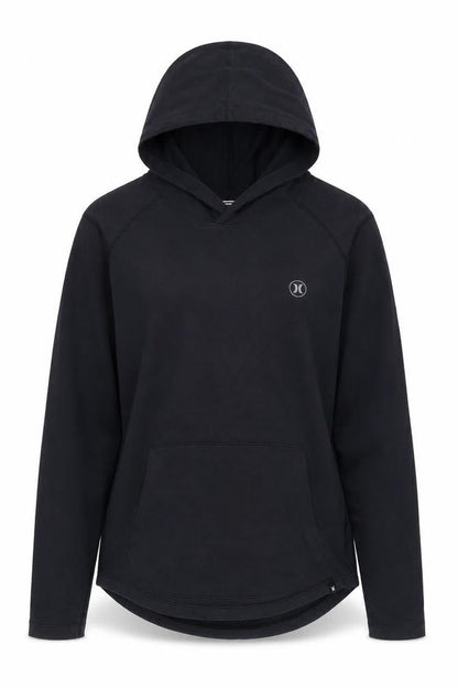 Hurley Womens Black Pullover Hoodie, Small, Lightweight