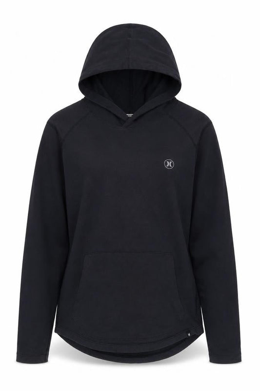 Hurley Womens Black Pullover Hoodie, Small, Lightweight