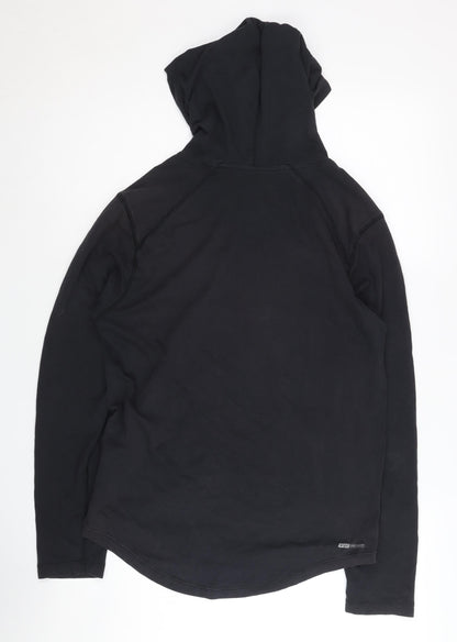 Hurley Womens Black Pullover Hoodie, Small, Lightweight