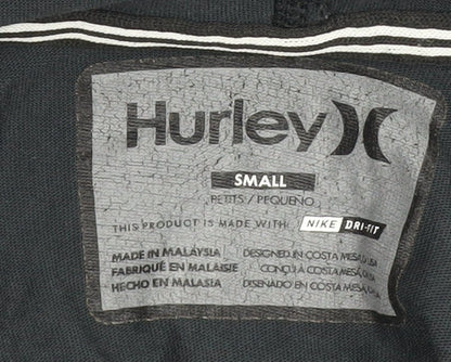 Hurley Womens Black Pullover Hoodie, Small, Lightweight
