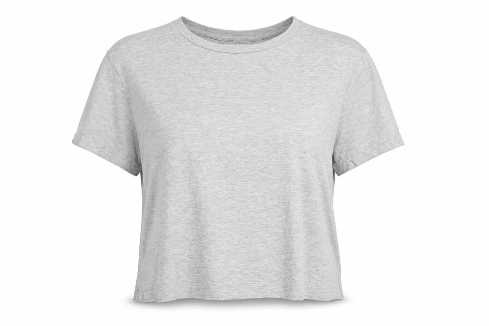 Oasis Women's Grey Crew Neck T-Shirt - Size M, Casual Wear