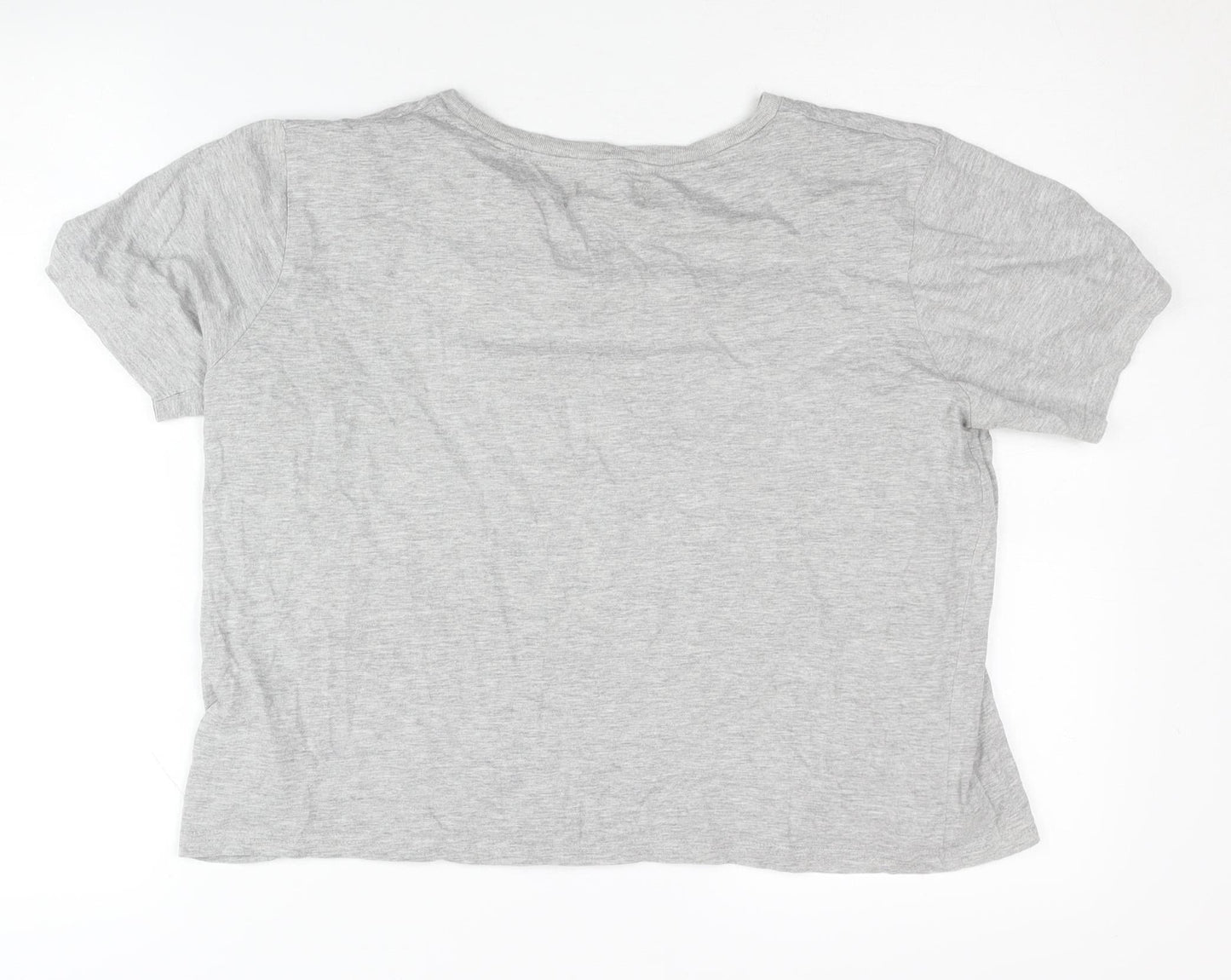 Oasis Women's Grey Crew Neck T-Shirt - Size M, Casual Wear