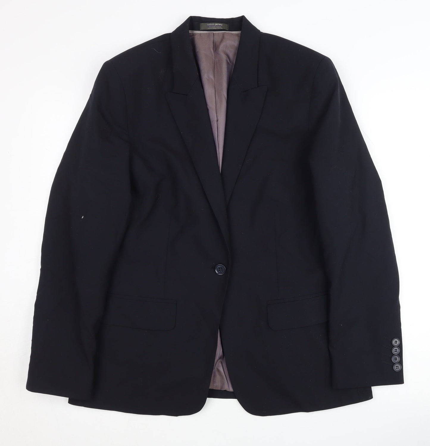 Simon Jersey Women's Black Suit Jacket Size 12