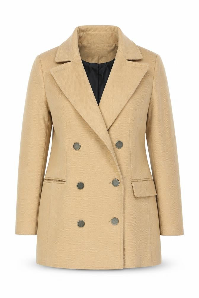 Covent Garden Women's Beige Pea Coat Size 10