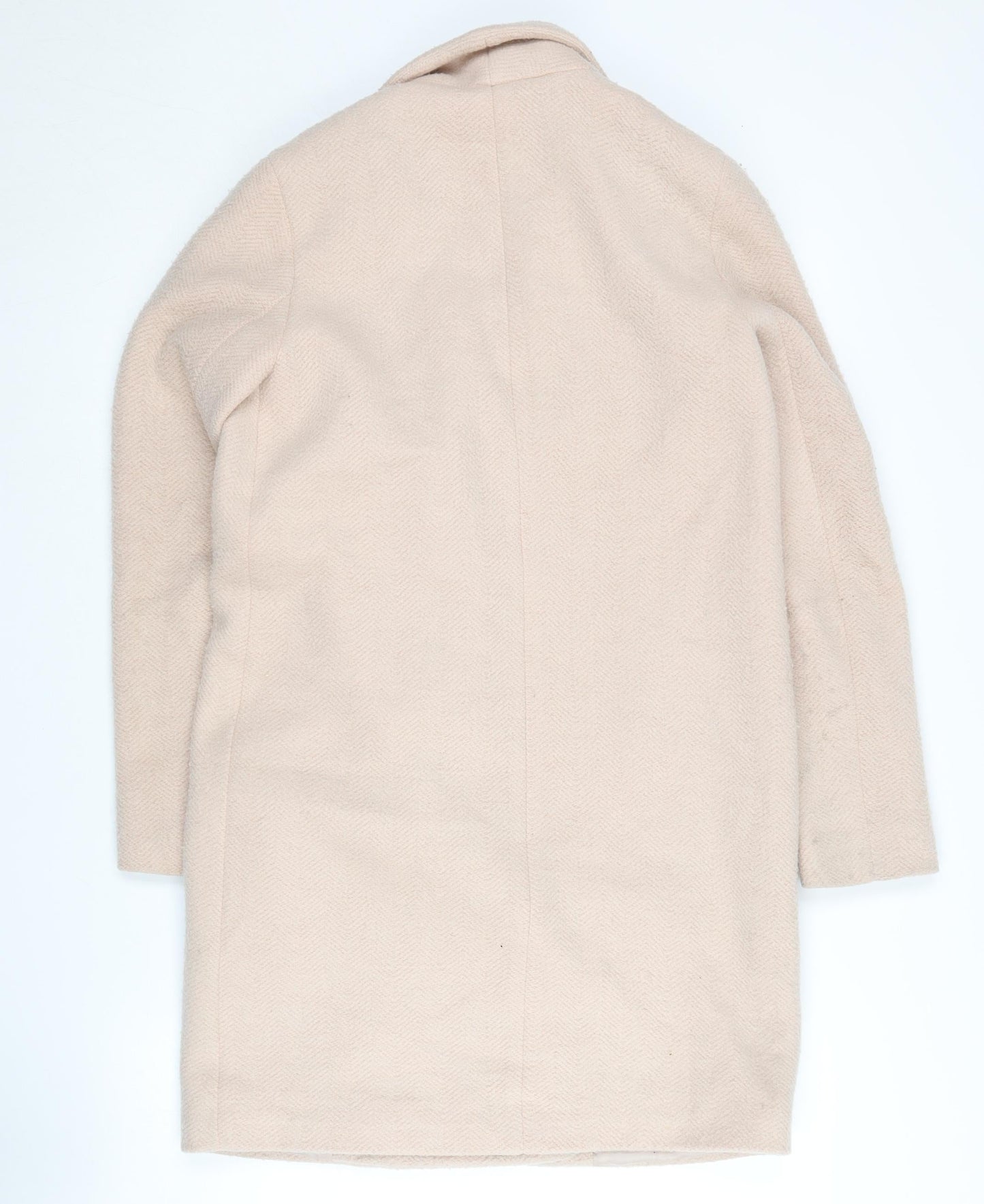 Zara Basic Beige Women's Mid-Length Coat Size 6