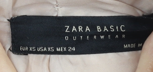 Zara Basic Beige Women's Mid-Length Coat Size 6