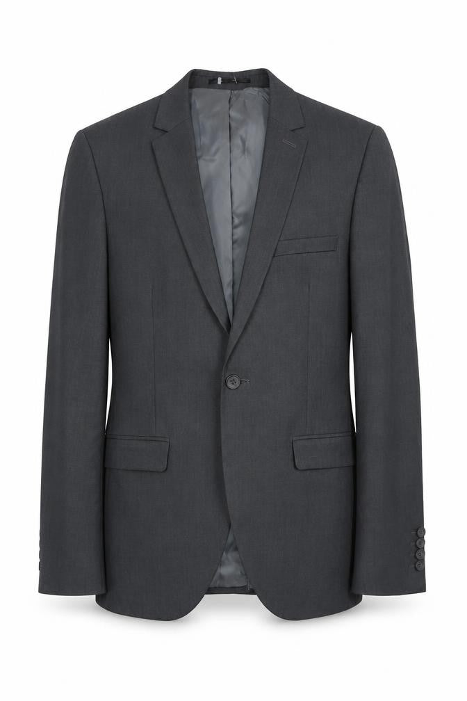 Topman Men's Grey Blazer, Size 36 Regular Fit