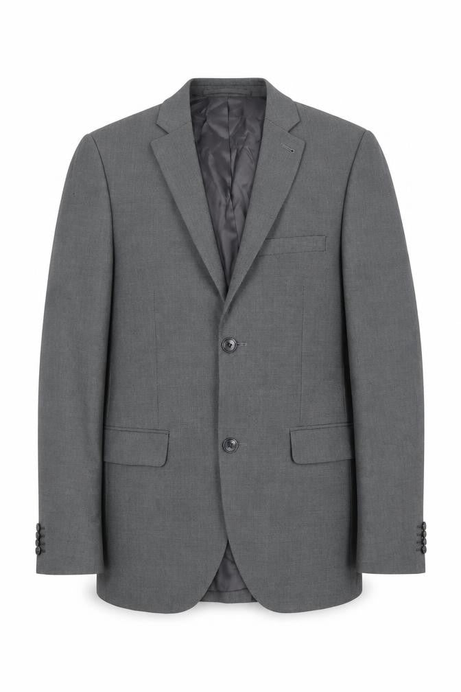 Topman Grey Men's Blazer 36 Single-Breasted Formal Jacket