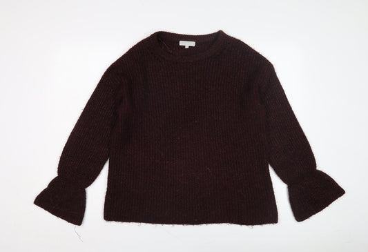 Red Herring Women’s Purple Chunky Knit Jumper Size 12
