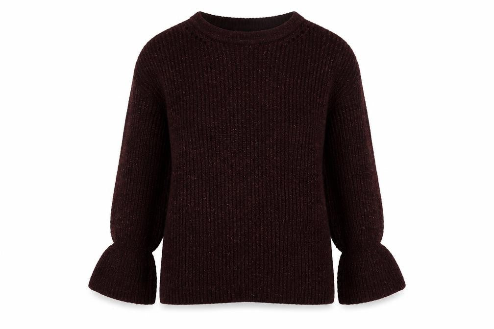 Red Herring Women’s Purple Chunky Knit Jumper Size 12