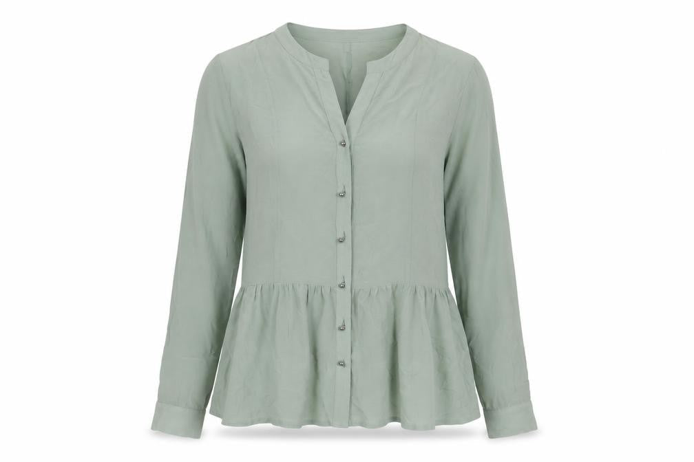 Zalando Collection Green Tunic Blouse for Women, Size M