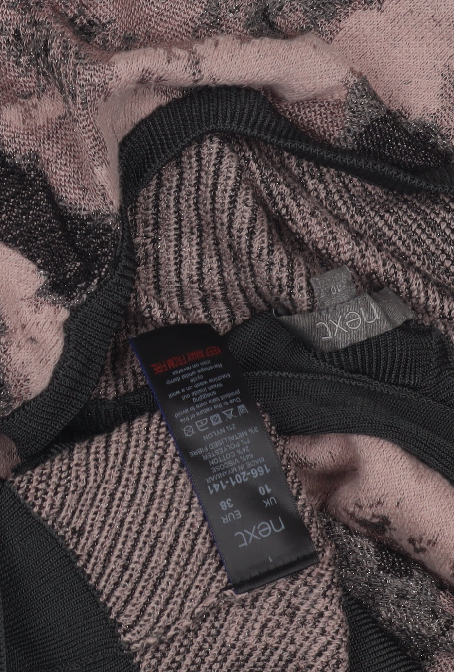 Next Women's Pink Pullover V-Neck Jumper Size 10