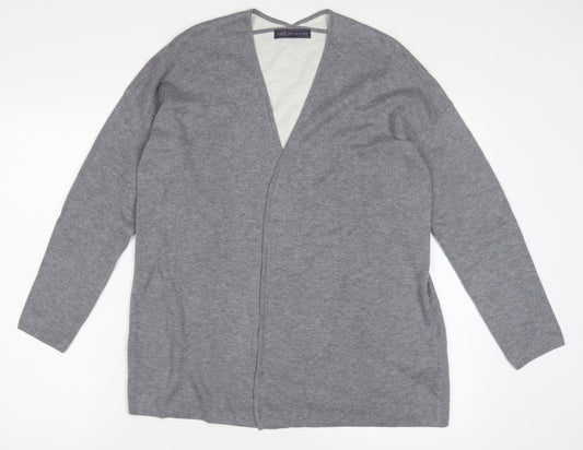 Marks and Spencer Women's Grey Open Front Cardigan Size 12