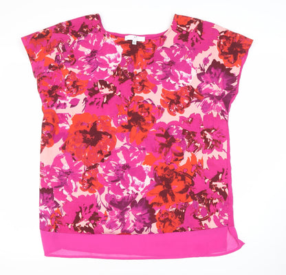 Julipa Women's Multicoloured Floral Top, Size 14