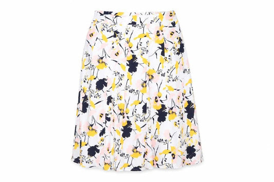 Damart Women's Multicoloured A-Line Floral Skirt Size 14