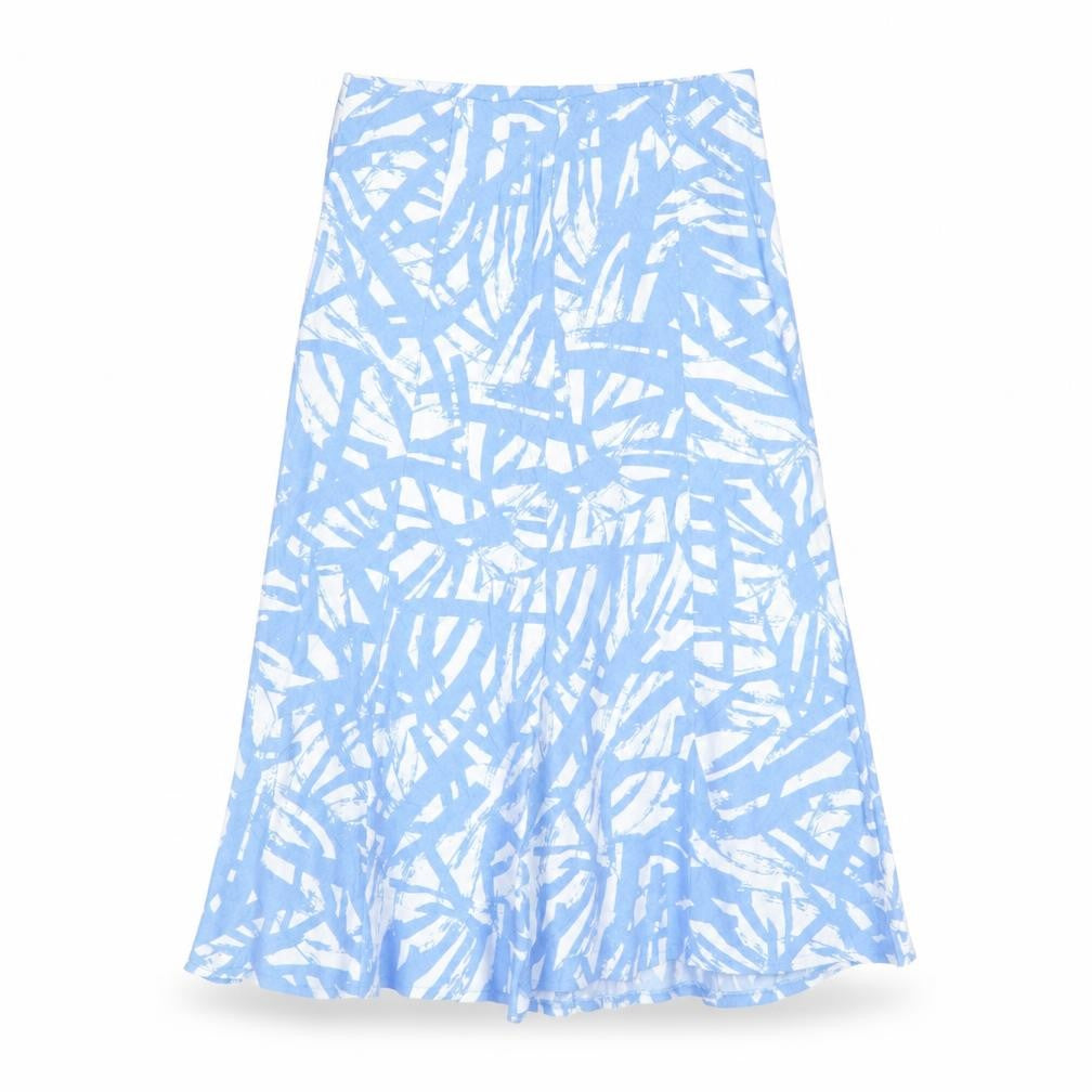 Isle Women's Blue Geometric Skirt Size 10