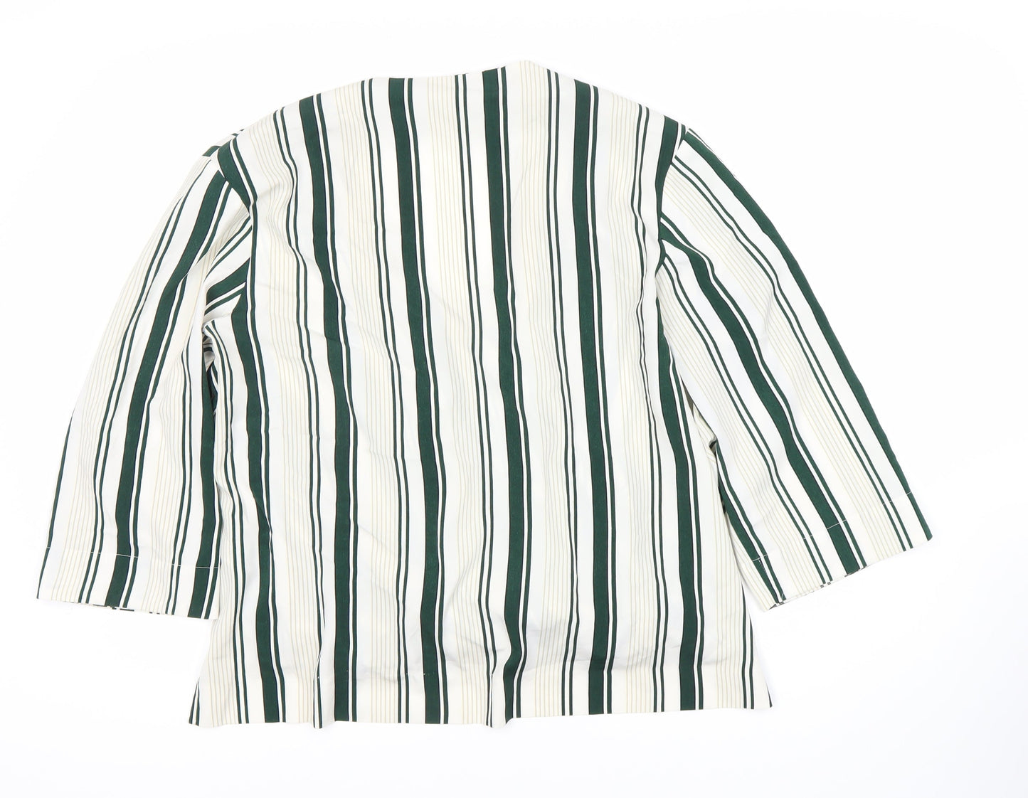 Marks & Spencer Women's Striped Wrap Blouse - Size 16