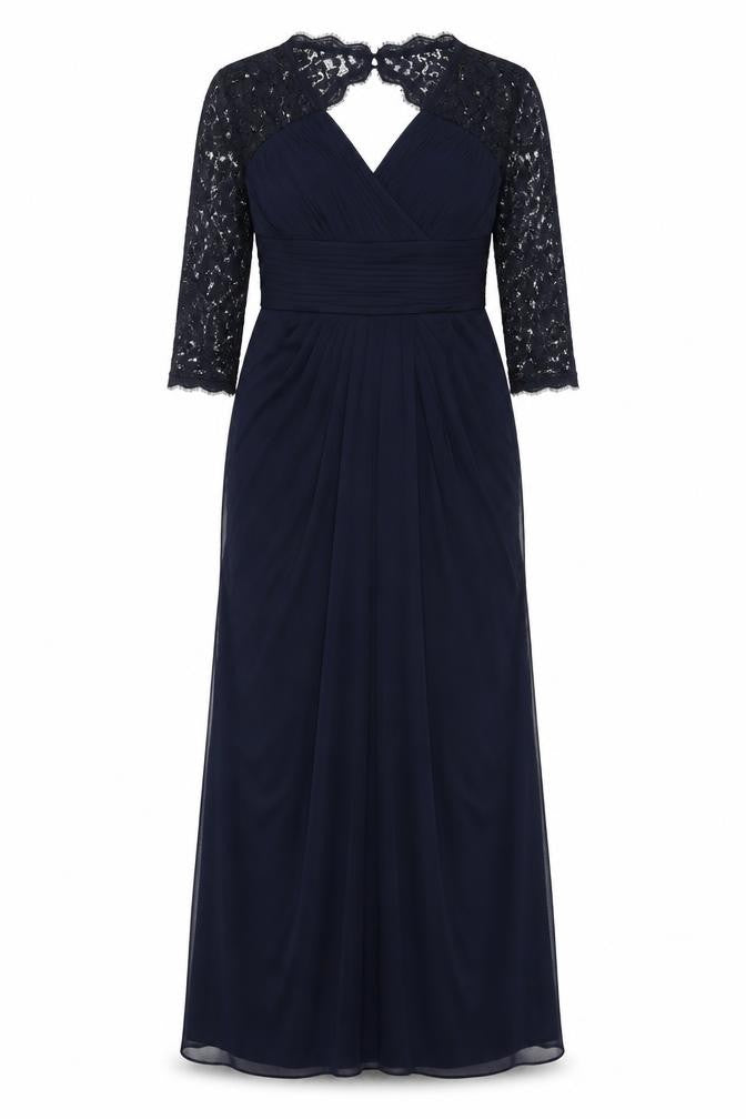 Adrianna Papell Women's Long Blue Dress, UK Size 10