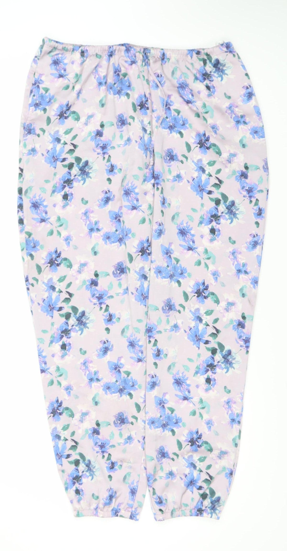 Uniqlo Women's Floral Harem Trousers, Size 12, Multicolour