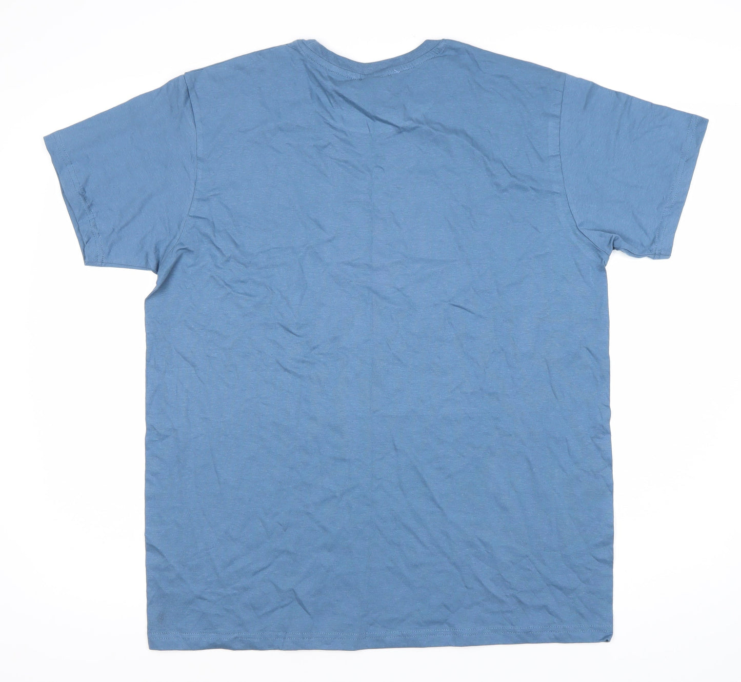Strange A Men's Blue Nautical Print T-Shirt Size L