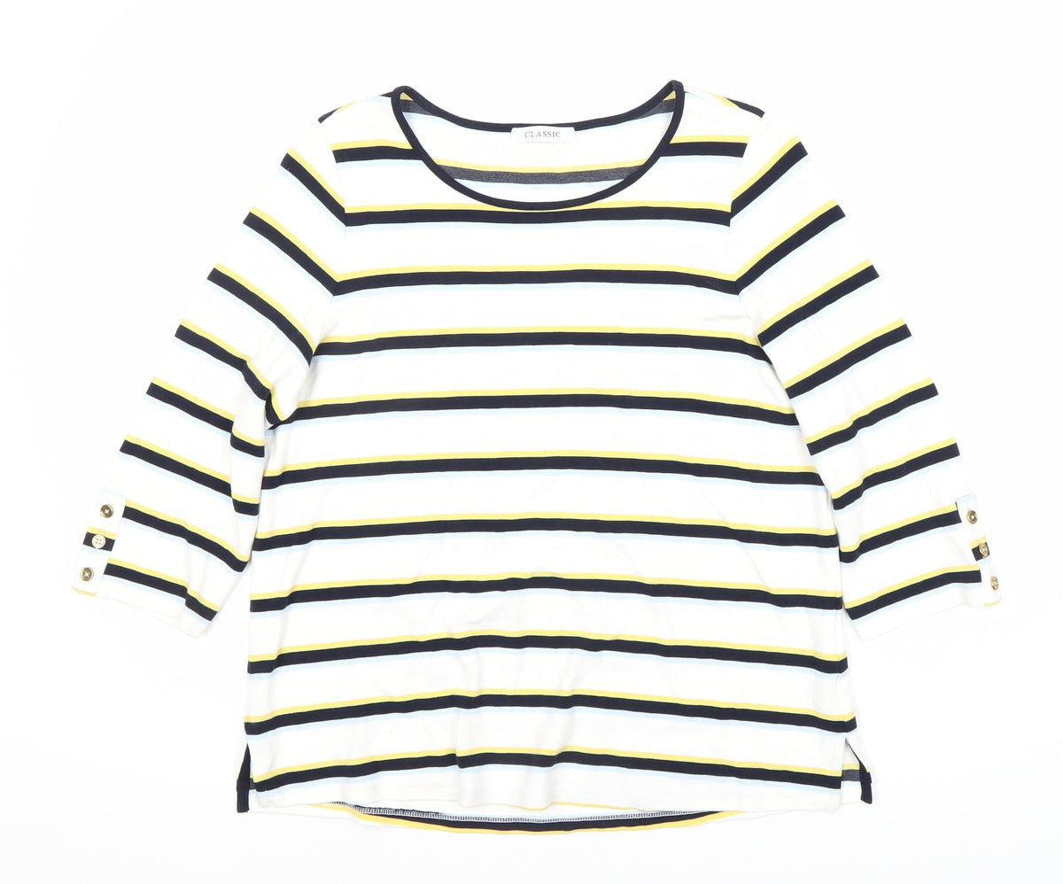 Marks & Spencer Women’s Multicoloured 3/4 Sleeve Top