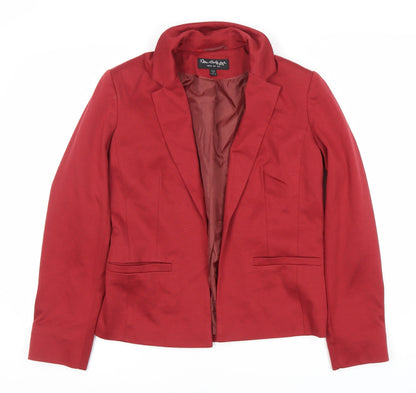 Additional front view of Miss Selfridge Women's Red Regular Blazer, size 6