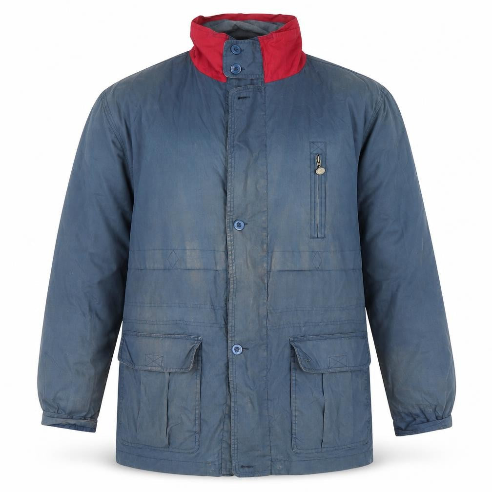 Lord Anthony Men's Blue Jacket Size S Stand-Up Collar