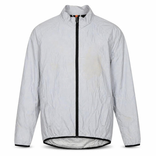 Zakti Men's Grey Windbreaker Jacket 3XS